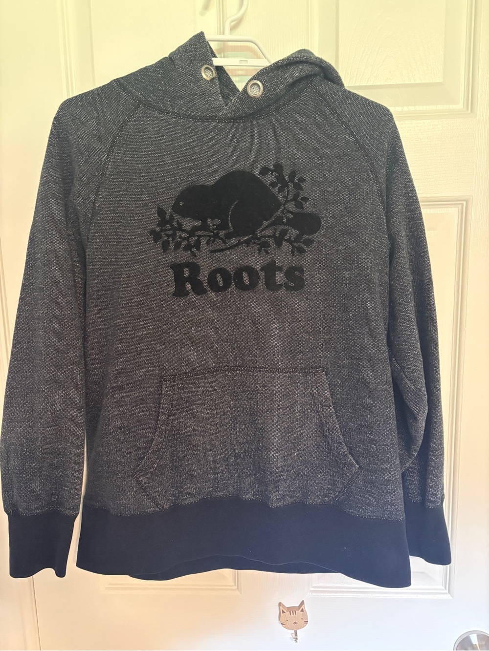 Roots Men's Heather Charcoal Gray Sweater